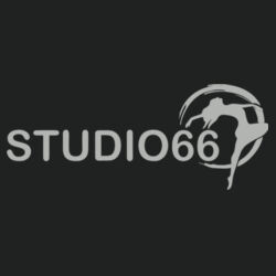 Studio66 Short Sleeve T-Shirt - Black w/ Glitter Design