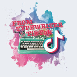 From Typewriter to TikTok - Softstyle T-Shirt Design