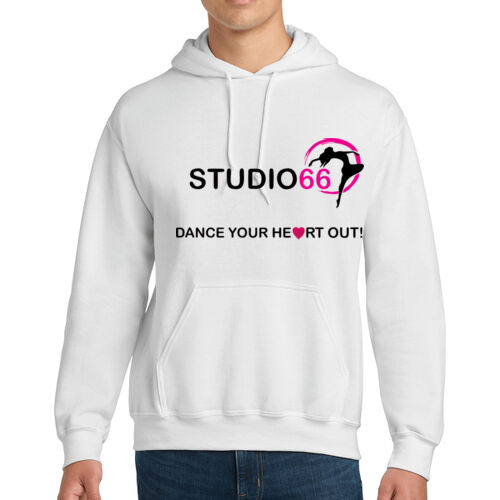Dance Your Heart Out Hooded Sweatshirt - White Thumbnail