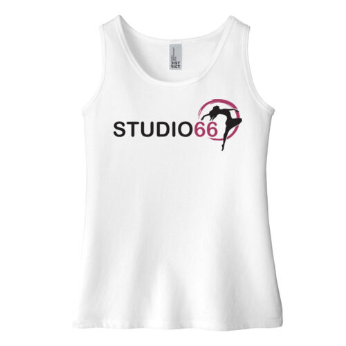 Studio66 Girls Tank - White w/ Glitter Thumbnail