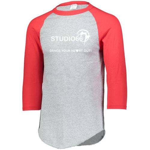 Dance Your Heart Out YOUTH BASEBALL JERSEY - Red Thumbnail