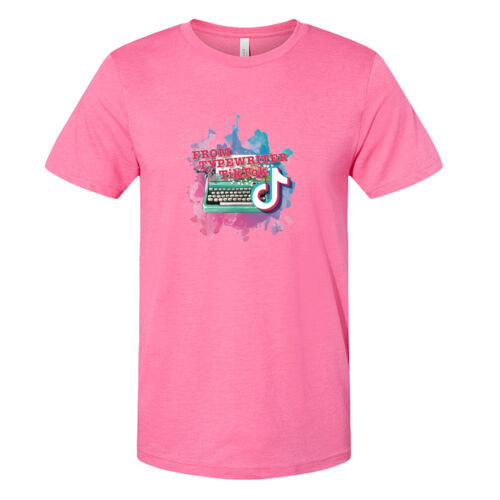 From Typewriter to TikTok - Unisex CVC Jersey Tee Thumbnail